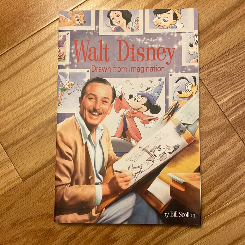 Walt Disney Drawn from Imagination book, by Bill Scollon